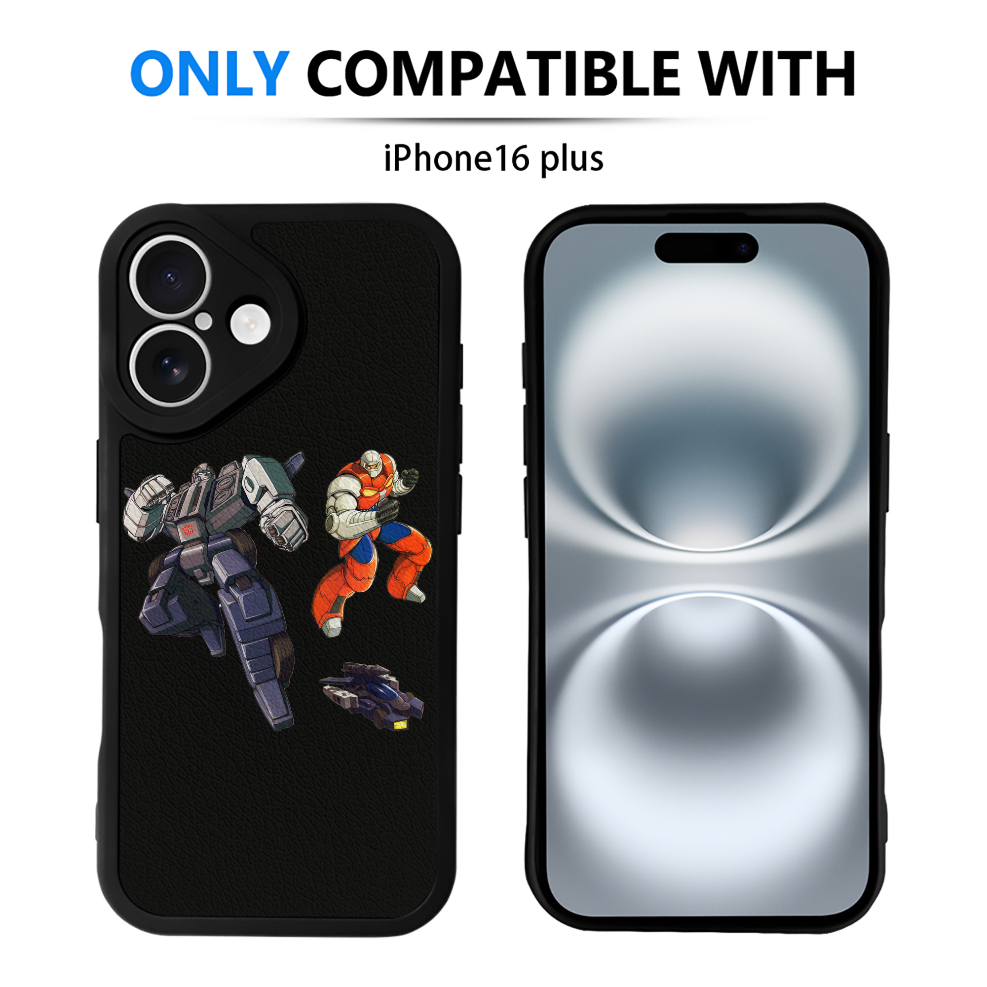（画像用）  【iPhone 16シリーズ対応】シリコンスマホケース（レザー調） 材質：シリコン